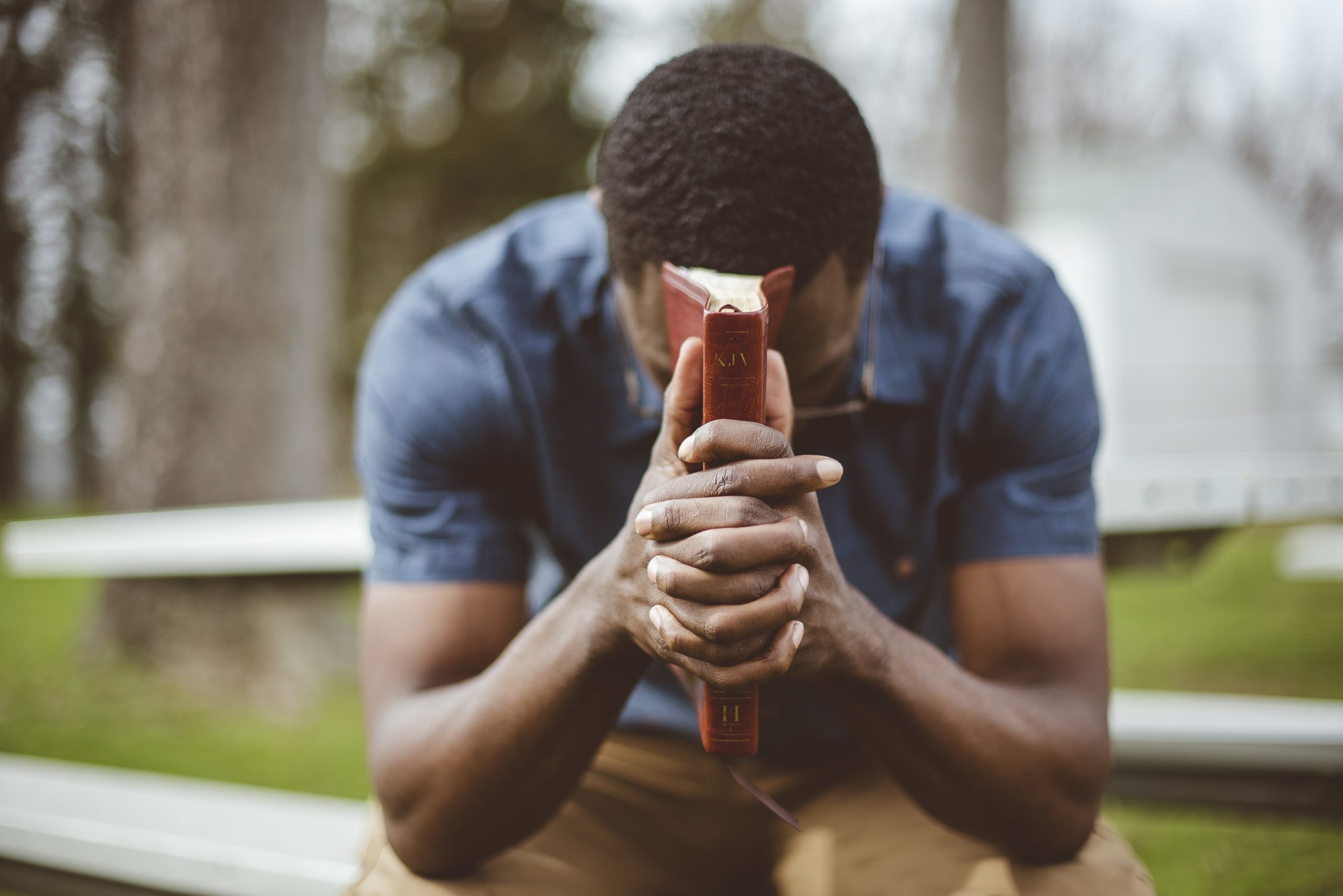 Man praying